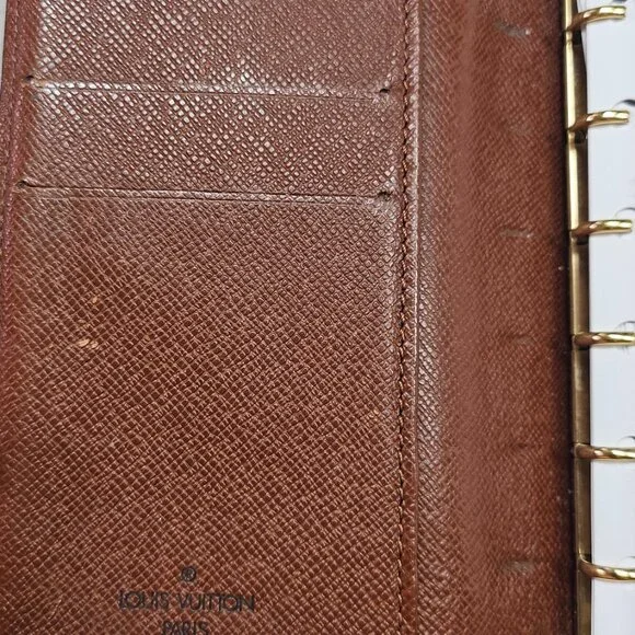 Authentic Louis Vuitton Monogram Canvas Agenda PM (Small Ring Planner) - Picture 6 of 11